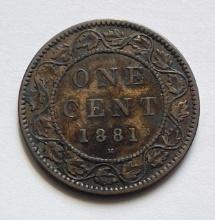 1881 Canada Large Cent VF
