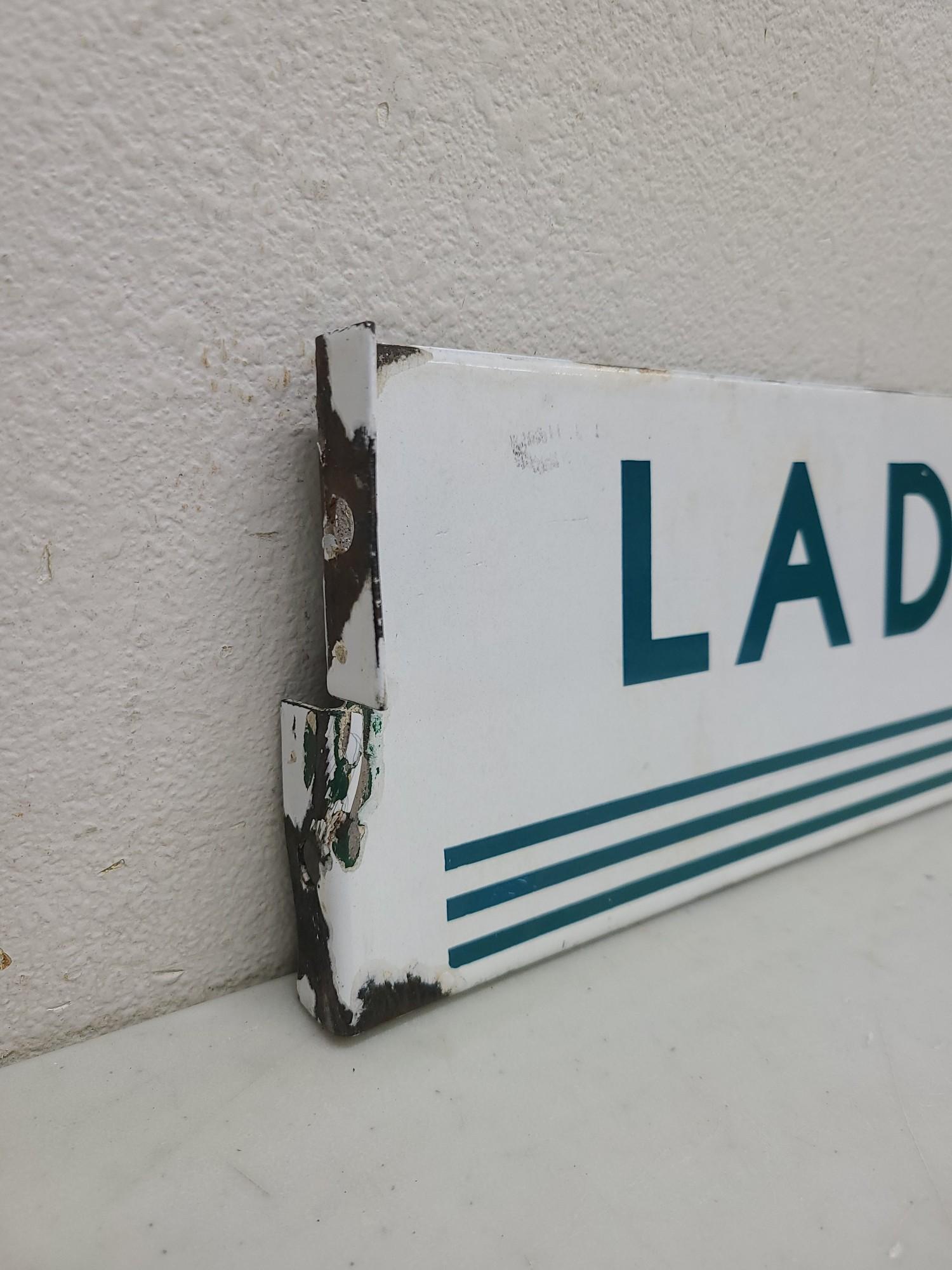 Pair DSP Sinclair Men & Ladies Gas Station Bathroom Signs