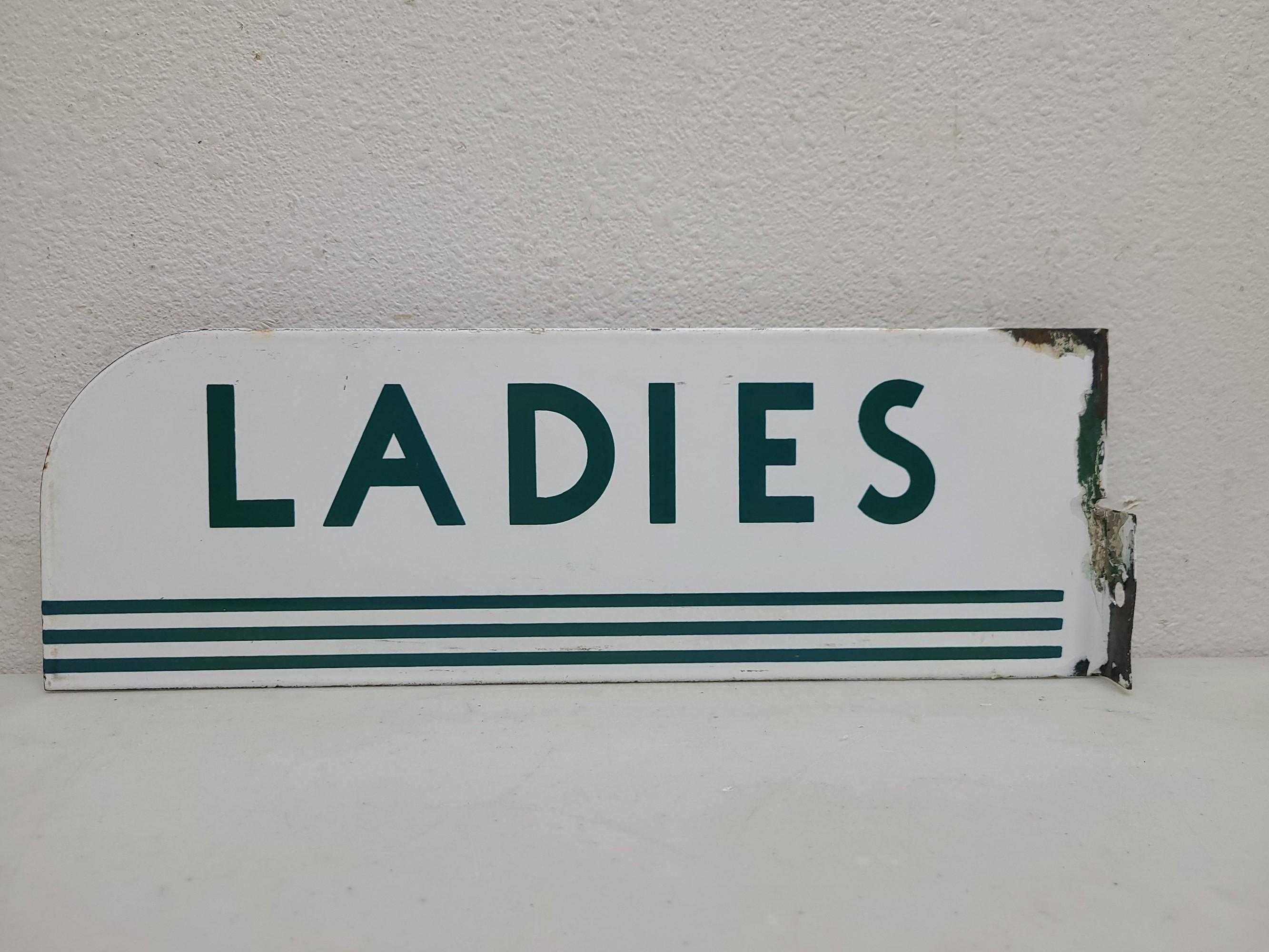 Pair DSP Sinclair Men & Ladies Gas Station Bathroom Signs