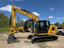 2022 CAT 313GC HYDRAULIC EXCAVATOR powered by Cat diesel engine, equipped with Cab, air, heat, 10ft.