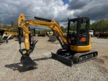 NEW UNUSED LIUGONG 9035E HYDRAULIC EXCAVATOR powered by Yanmar diesel engine, 25hp, equipped with