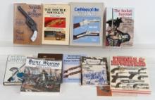 LOT OF 11 GUN & MILITARY RELATED BOOKS
