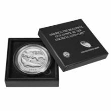 2017-P 5 oz Silver ATB Effigy Mounds (w Box and COA)