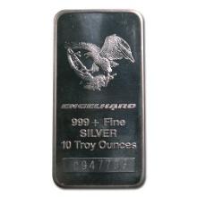 Engelhard Silver Bar 10 oz Bar - Tall, Eagle