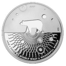 Ice Bear 2017 - Evolution, The Wonderful World by Le Grand Mint, 1oz 0.9999 Fine Silver