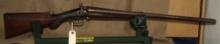 Antique W. Moore English Double 12ga Shotgun