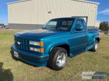 1992 CHEVROLET C1500 PICKUP TRUCK, VIN # 1GBDC14K3NZ164814