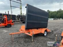 2008 AMSIG TOWABLE MESSAGE TRAILER, VIN # 1A9BS332082228456 **NO TITLE, INVOICE ONLY**