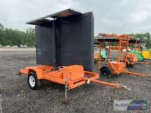 2008 AMSIG TOWABLE MESSAGE TRAILER, VIN # 1A9BS332282228457 **NO TITLE, INVOICE ONLY**