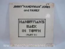 Jimmy "Handyman" Jones and Family, Handyman's Back In Town (Part II) Sealed Vinyl Record Album, 1977