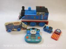 Thomas the Tank Engine Toys including Handheld Game, Board Book, Calculator, 1992 Playtech Engine