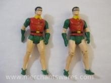 Two 1989 Robin Action Figures, DC Comics, 2 oz