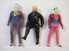 Three Batman Joker and Bob the Goon Action Figures, 4 oz