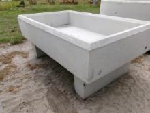 (1230) 4'x5' Square 60 Gallon Water Trough