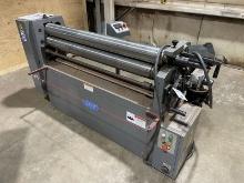 GMC 48" Roller Sheet Bender 10-14 Gauge w/ Foot Petal, 4x3/16 Capacity #PBR-04316# 3Ph., 22Kw, and 8