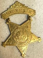 Antique Badge Grand Army of the Republic 1861-1888 Veteran Encampment