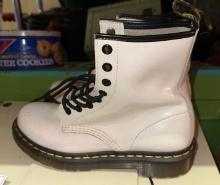 Women's Dr. Marten's White Boots size 7- New out of Box