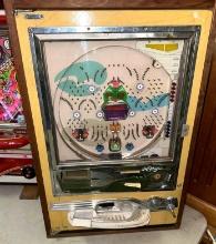 Vintage Nishijin Pachinko Pinball Machine Game with Metal Balls