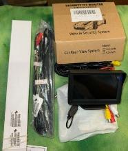 Vehicle Security TFT Monitor with Backup Camera Add on- NEW