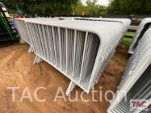New 40 Piece Galvanized Construction / Event Site Fence