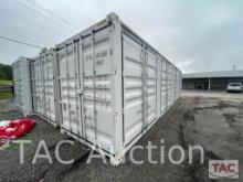 40ft High Cube Shipping Container WIth 4 Side Doors