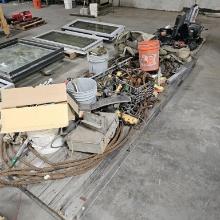 Large lot - assorted power tools, rigging, sump