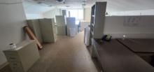 Office contents, file cabinets, desks, chairs,