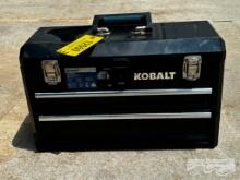 KOBALT TWO DRAWER TOOL BOX WITH TOOLS