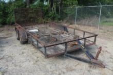 18FT UTILITY TRAILER WITH REAR GATE | NO TITLE