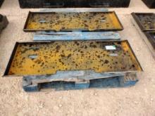 (2) Unused Formed Skid Steer Frames