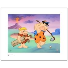 Hanna-Barbera "Fred And Barney Golfing" Limited Edition Giclee On Paper