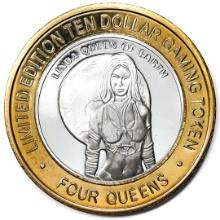 .999 Silver Four Queens Casino Hotel Las Vegas $10 Limited Edition Gaming Token