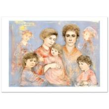 Edna Hibel (1917-2014) "Michael's Family" Limited Edition Lithograph on Paper