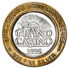 .999 Fine Silver Grand Casino $10 Limited Edition Gaming Token