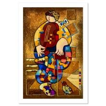 Dorit Levi "Merry Violin" Limited Edition Serigraph On Paper