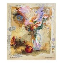Galtchansky & Wissotzky "Lavender Bouquet" Limited Edition Serigraph on Canvas