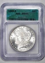 1880-S $1 Morgan Silver Dollar Coin ICG MS65