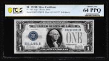 1928B $1 Funnyback Silver Certificate Note Fr.1602 PCGS Choice Uncirculated 64PPQ