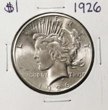 1926 $1 Peace Silver Dollar Coin