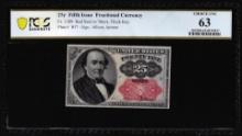 1874 Fifth Issue Twenty-Five Cents Fractional Currency Note Fr.1309 PCGS Choice Unc 63