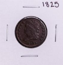 1825 Classic Head Half Cent Coin