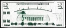 Circa 1970's Lincoln Memorial Giori Test Ink Smear Error Note