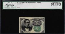 1874 Fifth Issue 10 Cent Fractional Currency Note Fr.1264 Legacy Ch. About New 55PPQ