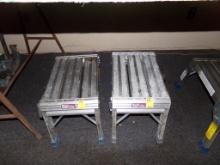 (2)Haul-Master Work Platforms, 12'' x 18'' x 12'' Tall  (2 x Bid Price)  (F