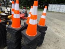 (25) New Orange Traffic Cones, 28'' Tall, Sold by the Cone (25 X Bid)