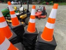 (25) New Orange Traffic Cones, 28'' Tall, Sold by the Cone (25 X Bid)