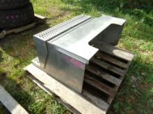 Aluminum Side Step Tool Box for Heavy Truck