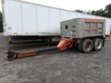 East Alum. Pup Dump Trailer To Go Behind Dump Truck, Tandem Axle,Air Brakes