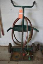 HARPER TWO CYLINDER WELDING CYLINDER HAND TRUCK WITH