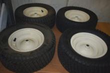 (4) PRO TECH TIRES ON RIMS, CST 16x6.50-8,